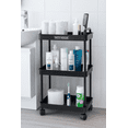 thumbnail image 3 of Carrito Organizador Multiusos Adir 12128 Negro 3 Niveles - Estante Móvil con Ruedas y Frenos - Almacenaje para Cocina Oficina y Taller, 3 of 5