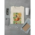 thumbnail image 3 of Palm Tree Chart. T-Shirt Men -Vision Studio Designs, Male Large, 3 of 4