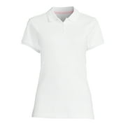 Wonder Nation Juniors School Uniform Polo Shirt with Short Sleeves