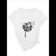 thumbnail image 2 of Camiseta de Mujer con Cuello en V y Temática Natural para Espíritus y Almas Errantes. M, 2 of 4