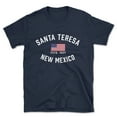thumbnail image 1 of Santa Teresa New Mexico Patriot Men's Cotton T-Shirt, 1 of 1