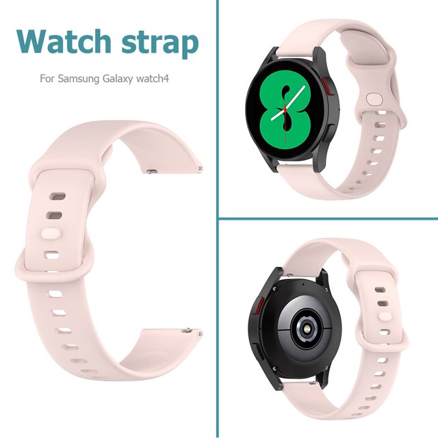 Reloj Correa Pulsera Pulsera para Samsung Galaxy Watch 4 (Grande Arena Rosa)