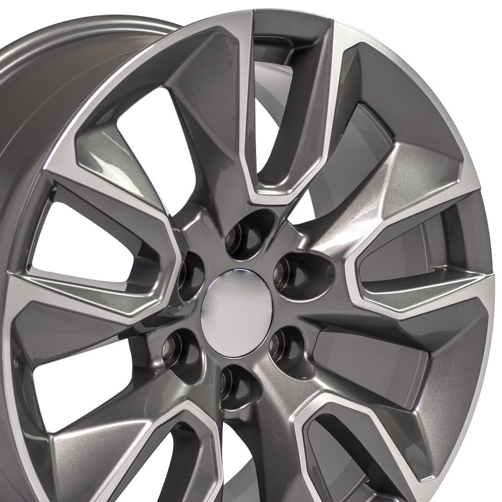 22 Replica Wheel CV32 Fits Chevrolet Silverado 1500 22x9 Black Wheel