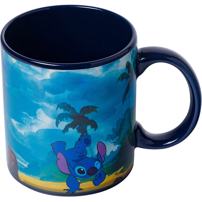 Disney Donald Duck Mug Coffee Cup Blue Inside Holds 20 Oz