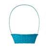 Way to Celebrate Easter Square Bamboo Basket, Light Blue