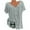(Type 1)Gray, variant on Plus Size Blouse for Women Casual V-Neck Short Sleeve Summer Tops