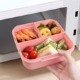 thumbnail image 7 of Large Capacity Three Compartment Lunch Box with Tableware, Portable Sealed Meal Container for Workers, Microwave Safe And Leak-Proof Bento Box for Office And Travel, 1 Lunch Box, 7 of 7