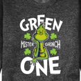 thumbnail image 3 of The Grinch - Green One - Men's Crew Neck Fleece Pullover, 3 of 5