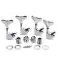 thumbnail image 2 of Bass Guitar Tuning Pegs Tuner Machine Heads Tuning Pegs for Electric or Acoustic Guitar with Ferrules Screws Threaded Bushing, 2 of 6
