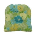 thumbnail image 2 of Blazing Needles 93184-2CH-OD-179 19 in. U-Shaped Outddor Dining Chair Cushions, Mcyvonne Aloe - Set of 2, 2 of 2