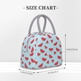thumbnail image 2 of Balery Watermelon Bolsa de Almuerzo para Mujeres, Caja de Almuerzo, Bolsa de Almuerzo Pequeña Impermeable, Tote de Almuerzo Reutilizable con Gran Capacidad, 2 of 6