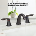 thumbnail image 7 of Accreate 8 Inch Bathroom Faucets for Sink 3 Hole with Pop up Drain and cUPC Lead-Free Hose, 7 of 7