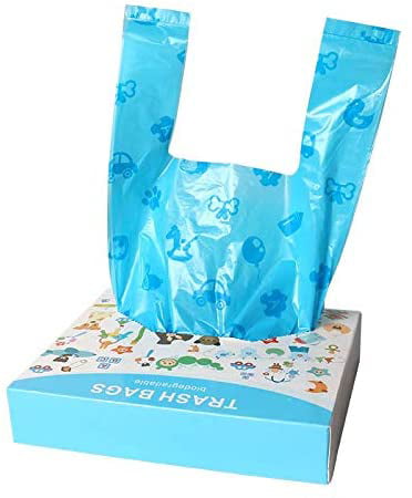 Bags on Board Brand 100% Biodegradable Jumbo refill Blue & Teal scented bags 