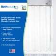 thumbnail image 2 of Kenney® Twist & Fit™ No Tools, Rust-Resistant Coated Steel, Spring Tension, Shower Curtain Rod, 42-72", Taupe, 2 of 10