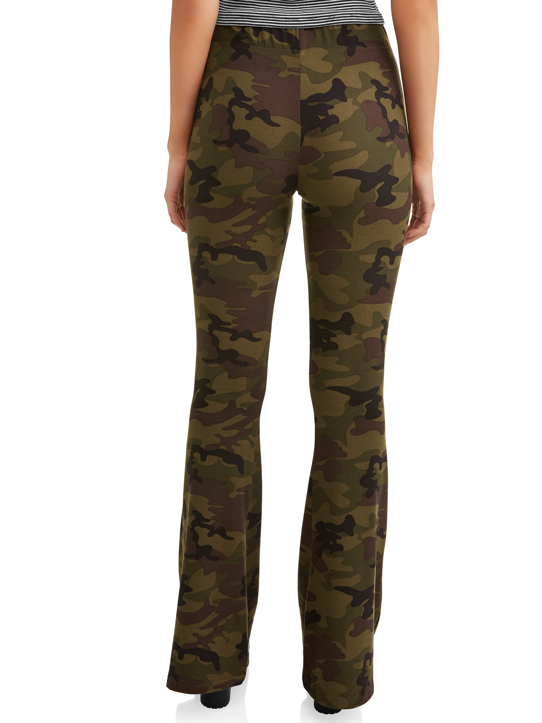 juniors flared yummy knit pants