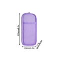 thumbnail image 3 of HHGBAD Large Capacity Double-Layer Mesh Pencil Case - Transparent, Portable Stationery Bag for Office Use, 3 of 5