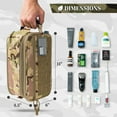 thumbnail image 6 of Pavilia Tactical Toiletry Bag for Men, Hygiene Travel Bag, Military Dopp Kit, Water Resistant Molle Pouch, Mens Shaving Grooming Essentials, Bathroom Shower Toiletries Small Organizer Case, Camo, 6 of 9