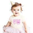 thumbnail image 2 of Floral Birthday Girl Shirt for Women, Teens & Kids Pink Coquette Bow Party T-Shirt Natural Shirt 4T, 2 of 5