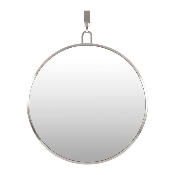 Varaluz Lighting 407A01BN Stopwatch - 30 Inch Round Accent Mirror, Brushed Nickel Finish