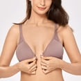 thumbnail image 2 of Sostén DELIMIRA con Cierre Frontal y Espalda Deportiva Talla Grande 40D Mochaccino, 2 of 4