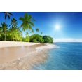 thumbnail image 3 of BSDHOME Polyester 7x5ft Ciel Bleu Mer Plage Toile de Fond pour Photographie Studio, 3 of 4