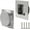 Silver, variant on Duslogis 2 Pack 2.76 x 2.76 Inch Recessed Flush Pulls, Stainless Steel Square Recessed Invisible Flat Finger Pull, Sliding Door Handles for Closet Door, Pocket Door, Kitchen Cupboard, Black
