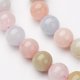 thumbnail image 1 of Natural Morganite Bead Strands Round 6mm Hole: 1mm about 64pcs/strand 15.5 inch, 1 of 2
