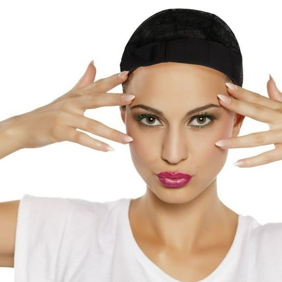 WHAMVOX  Breathable Wigs Cap Elastic Net for Styling Women's Man