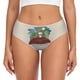 thumbnail image 3 of Braguitas personalizadas para mujer con diseño de paisaje de Van Gogh, Snoopy y Charlie Brown, ropa interior elástica para mujer, calzoncillos de Peanuts, 3 of 5