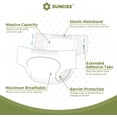 thumbnail image 4 of SUNKISS Masterpiece Adult Diapers with Tabs, Unisex Disposable Incontinence Briefs for Women and Men, Odor Control, White, Small/Medium, 10 Count, 4 of 8
