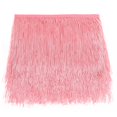 thumbnail image 1 of Borla de costura AWAYTR con borde de flecos, 10 yardas, 15 cm de ancho, rosa, 1 of 7