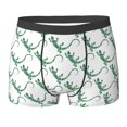 thumbnail image 6 of Men's Boxer Briefs, Artistic Cute Lizard Gecko White Soft Comfy Mens Underwear Boxer Briefs Breathable With Widen Waist, 6 of 7