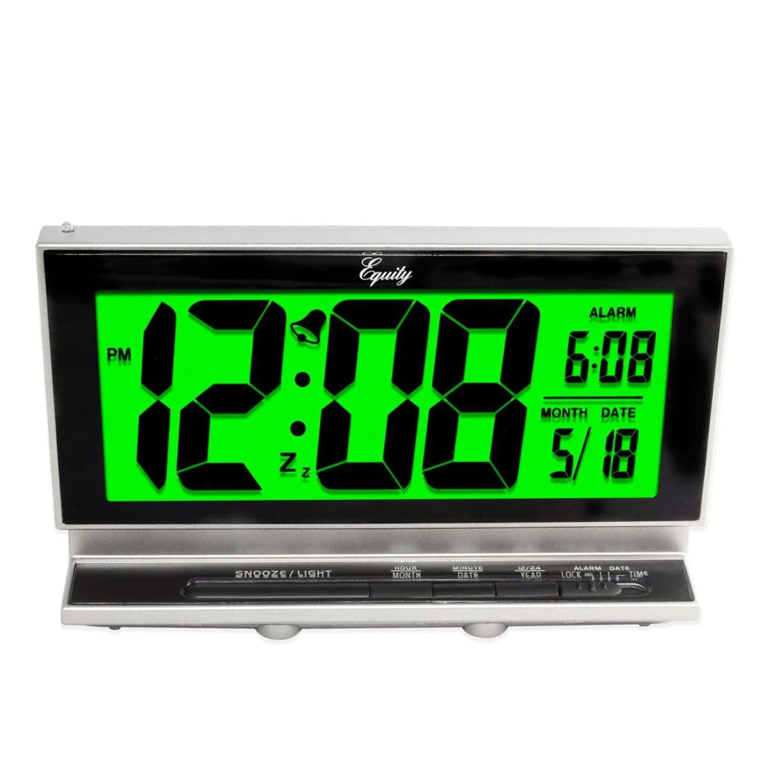 Large Print LCD Alarm Clock 2 inches