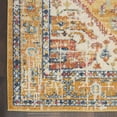 thumbnail image 4 of Nourison Passion Ivory/Yellow 5'3" x 7'3" Area Rug, Vintage, Boho, Bed Room, Living Room, Dining Room, Kitchen, , Easy Cleaning, Non Shedding (5' x 7'), 4 of 8