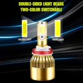 thumbnail image 2 of Faros delanteros de coche YONGSHENG 2 uds H1 H3 H7 H11 9005 9006 9012 880 38W 7600lm LED, 2 of 5