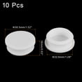 thumbnail image 3 of Uxcell Silicone Snap in Locking Hole Plugs for Kitchen Rubber Bulkheads Waterproof 32.6mm/1.28 Inch  White,Pack of 10, 3 of 7