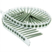 SENCO 08D300W 8-Gauge 3 in. #2 Square Exterior WX3 Collated Screw (800-Pack)