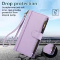 thumbnail image 5 of Phone case suitable for VIVO Y11 phone case with card slot wallet, stylish PU leather magnetic flip zipper phone case, 5 of 5