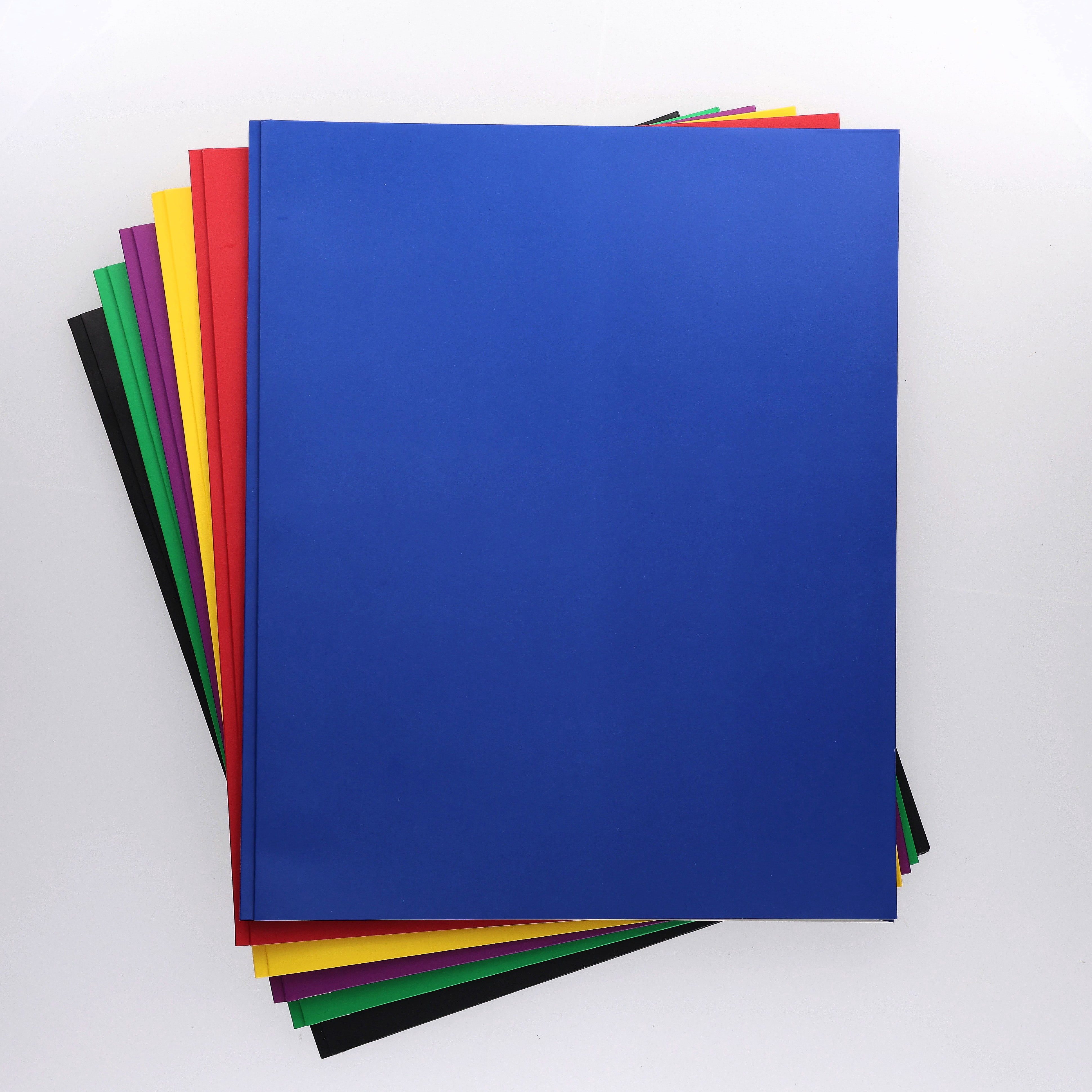 (8 pack) Pen+Gear 2-Pocket Paper Folders, Assorted Colors, 10 Count