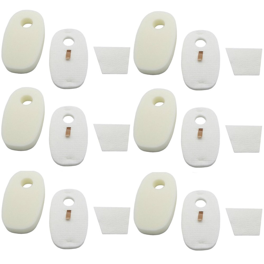 6 Set Quality Vacuum Filter Sets for Shark Rocket HV320 HV319Q HV322