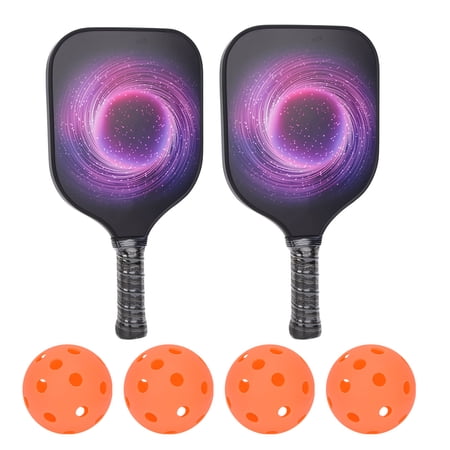 Pickleball Set  5.5in Handle Power Balance Pickleball Paddles For Senior Player For Outdoor Use