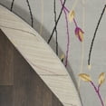 thumbnail image 4 of Nourison Grafix Transitional Botanical Grey 8' x ROUND Area Rug, (8' Round), 4 of 8