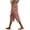 Rose Gold, variant on SwiftWear Women's Drawstring Waist Capri Pants - Linen Cotton Blend High Waist Capris with Button Details & Pockets, Relaxed Fit S-2XL​