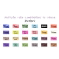 thumbnail image 2 of 24-Color Metallic Acrylic Paint Markers Set, Single-Tip Markers for Nail Art and DIY Crafts, Waterproof Opaque Markers for Drawing and Painting, 12ml Markers for Art, Journaling, and Home Decor, 2 of 6