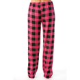 thumbnail image 4 of Qcmgmg Womens Pajama Pants Plaid Drawstring Pj Pants Comfy Y2k Fall Lounge Pants Winter Long Pajama Bottoms Wine XXXL, 4 of 7