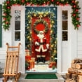 thumbnail image 4 of Hometravel Christmas Door Curtain Decor, Seasonal Entryway Display Piece, Large Scale Wall Hanging for Holiday Festival Atmosphere, 4 of 6
