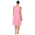 thumbnail image 3 of Aria Women's Sleeveless 100% Cotton Nightgown, Sizes XS-5X, 3 of 7