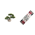 thumbnail image 1 of Colección De Bonsáis Artificiales, Plantas Artificiales En Maceta Para Centros De Mesa, Caminos De Mesa Navideños, Bufandas Para Tocador, Manteles De Invierno Reutilizables Para árbol De, 1 of 8