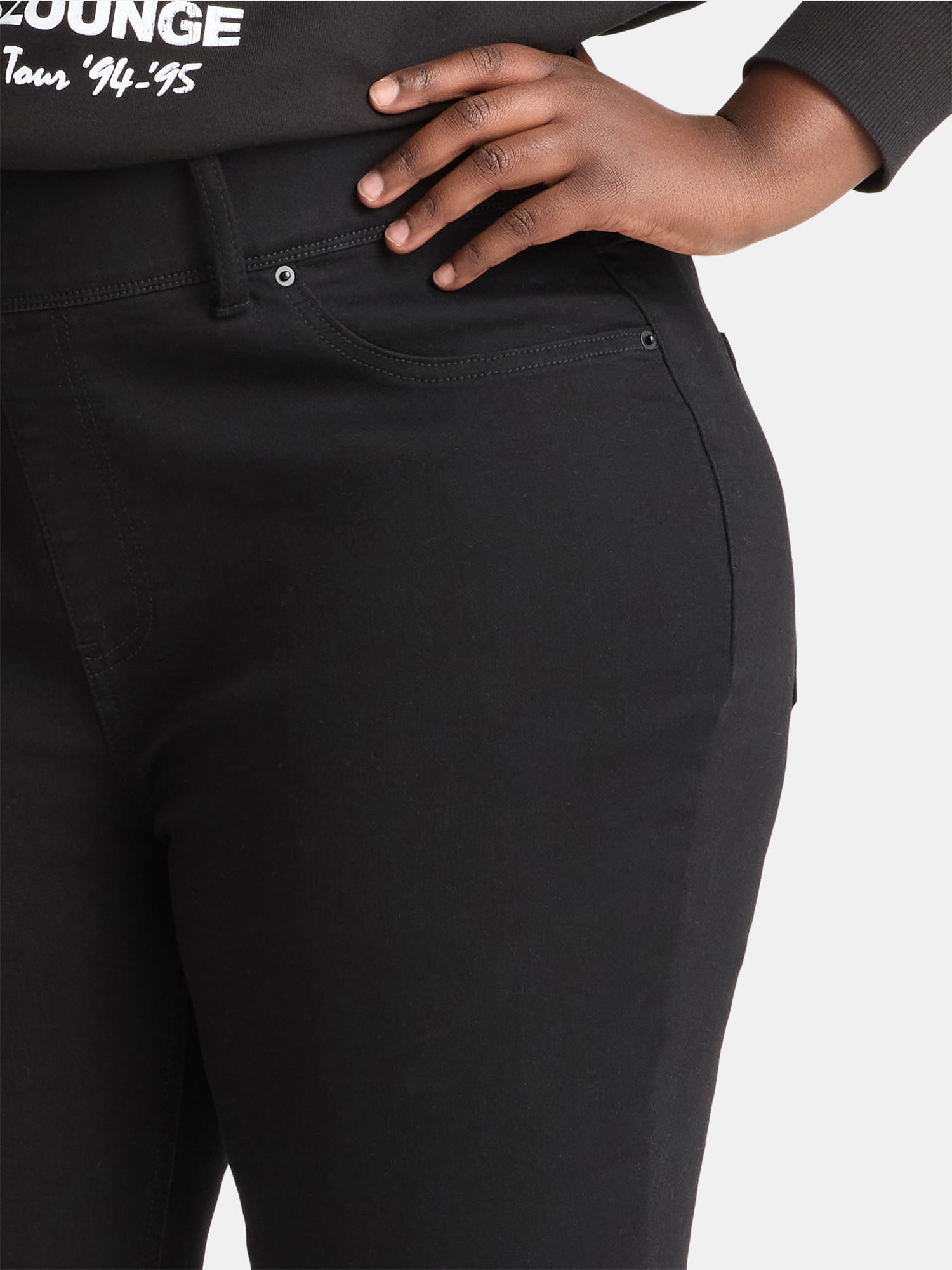 Terra & Sky Women's Plus Size High Rise Jeggings, 28" Inseam, Sizes 0X-4X