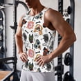 thumbnail image 5 of Daiia Hip Hop Dog Printed Men's Quick Dry Fit Muscle Tank Top Slim-Fit Tank Workout Tank Top Lightweight Sports Tank Top-Large, 5 of 7